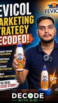 Peon Se ₹1,45,000 Crore Tak! 😱 Fevicol Ka Unbreakable Secret Decoded! #Fevicol #DecodeWithGiri