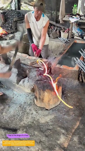 Bending Fire Straight: How a Hammer Reshapes Steel at 1,800°F