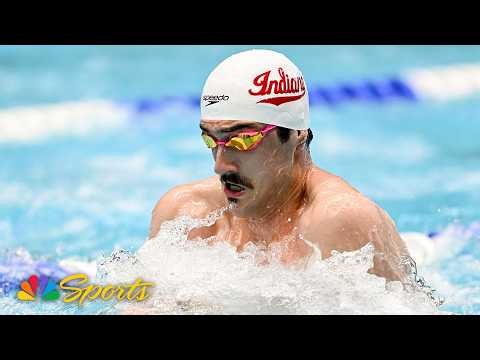 Van Mathias ROCKETS to lifetime best 50m freestyle in Indianapolis | NBC Sports