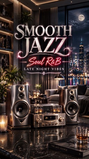 Smooth Jazz & Soul R&B 24/7 – Midnight Jazz Lounge | Relaxing Instrumental Vibes | vol 40
