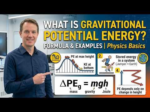 Lecture 43 | What is Gravitational Potential Energy? Formula & Examples | Physics Basics