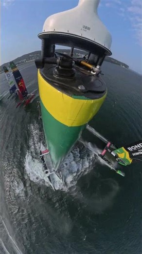 Can you believe this was caught on camera? 😳 #SailGP #sailing #racing