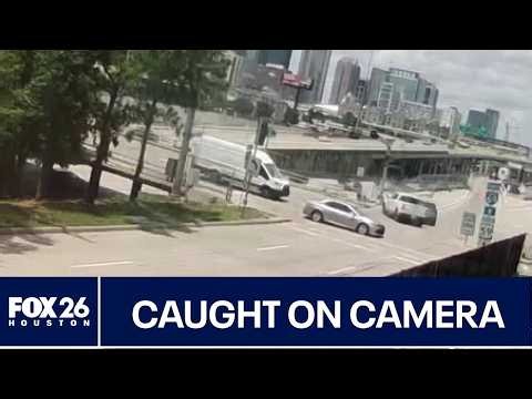 Camera catches several crashes at same Houston intersection