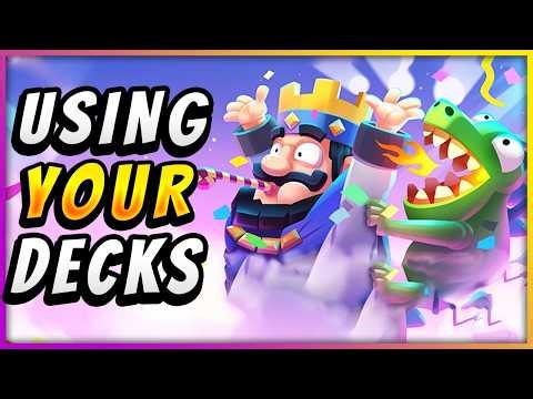 I play your BEST Clash Royale Decks... (and RATE them)