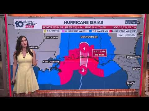 Tracking the Tropics | Hurricane Isaias continues track towards Florida panhandle