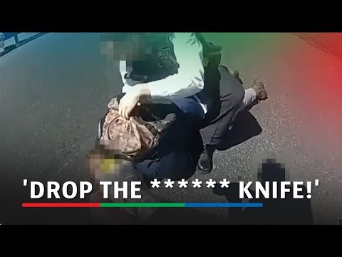 'Drop the knife!' Bodycam shows arrest of north London stabbing suspect | ABS-CBN News