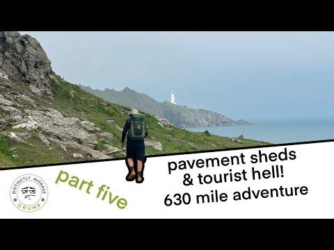 Beach Huts EVERYWHERE on our 630 mile adventure | The real SALT PATH 🛖🥾🌦️