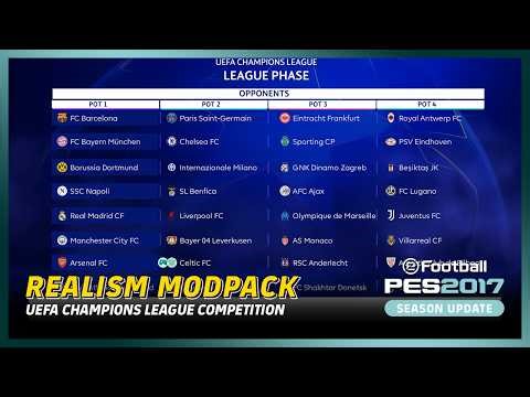 PES 2017 Realism Edition 2026 — UEFA Champions League Competition | One Kick-Off Mode