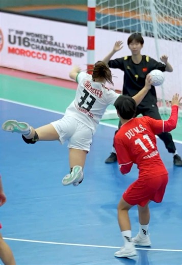 Semi-final energy producing quality breakthroughs 🇨🇳⚡️🇭🇺 #Morocco2026 #handball #china #hungary #magyartiktok