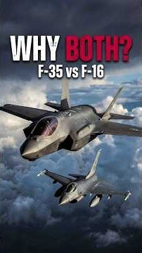 F-35 vs F-16: Why Both Still Exist?