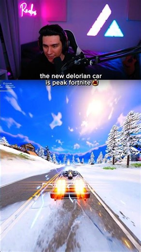 THE DELOREAN IS PEAK FORTNITE