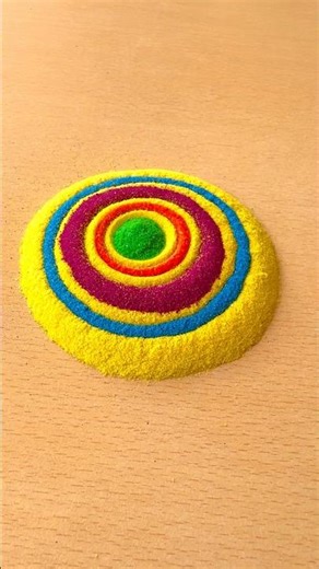 Simple Rangoli | Satisfying Rangoli | Easy Rangoli Tips and Tricks | ASMR #rangoli #satisfying #asmr