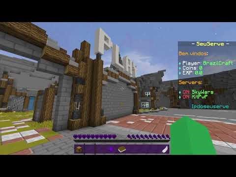 [MINECRAFT] SkyWars e KitPvP servidor completo de rankup para DOWNLOAD. #minecraft #rankup #fullpvp