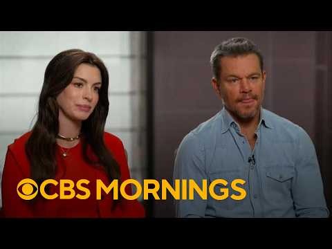 Anne Hathaway and Matt Damon give inside look at "The Odyssey" and challenges during filming