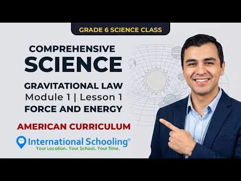 Grade 6 Science | Gravitational Law, Force & Energy | Module 1 | American Curriculum Live Class