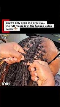 Fishtail Braid Perfection 🔥 Easy Loc Styling Tutorial #LocStyles #FishtailBraid