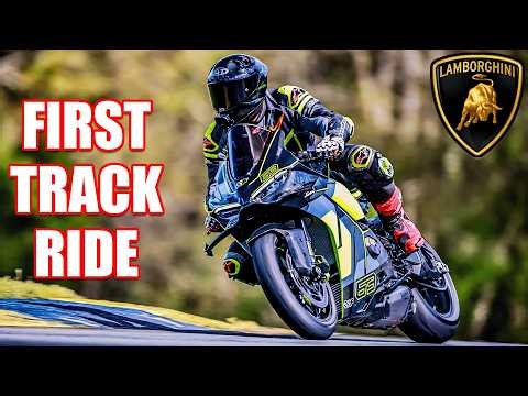 Breaking In My Lamborghini V4 At Track School 🏁| R1M Champ School