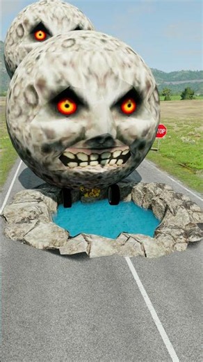 Big & Small Cars vs Water Pit - BeamNG.Drive