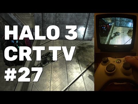 Halo 3 Walkthrough Part 27 (Xbox 360 CRT TV)