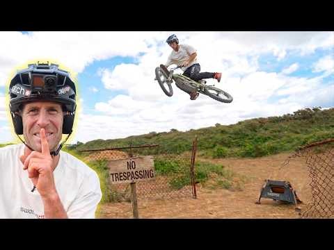 I BROUGHT A RAMP TO AN ABANDONED MOTOCROSS TRACK - SILENT SURRON SENDS!