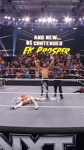 EK Prosper is now the No. 1 Contender for the AAA World Cruiserweight Title! 👏 #WWENXT