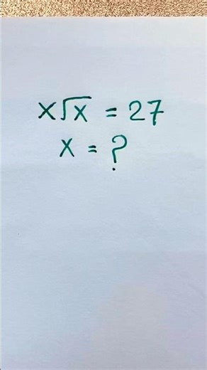 A nice math problem #shorts #maths