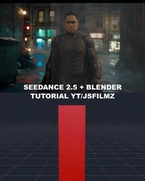 Seedance 2.5 with Blender is absolutely bonkers #seedance25