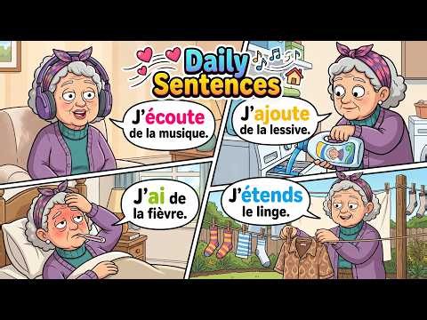 🚀 Boost Your French 🇫🇷 | 100 Easy Daily Sentences 📚 | French for Beginners