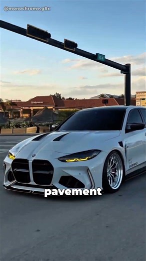 Widebody white BMW M3 build | @monochrome.g8x