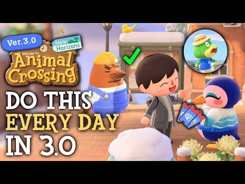 You Need To Do THIS Every Day In 3.0 Update - Animal Crossing New Horizons