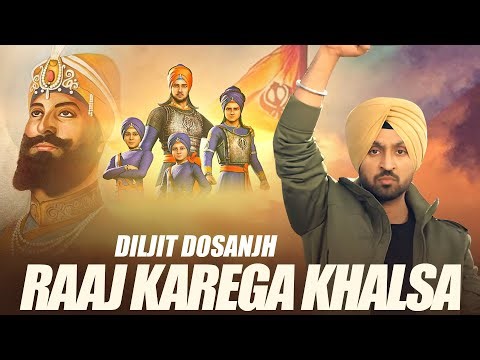 Raj Karega Khalsa (Animated Lyrical) | Sikh Vol 2 | Diljit Dosanjh | New Punjabi Songs 2026