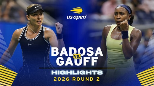 Paula Badosa vs. Coco Gauff Highlights | 2026 US Open Round 2