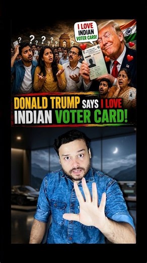 OMG! Trump WANTS India’s 'Voter Card System' in USA - Praised Election Commission India #shorts