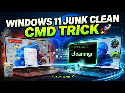 Clean Junk Files in Windows 11 Using CMD 🚀 | Speed Up Your PC | Acme Collins School