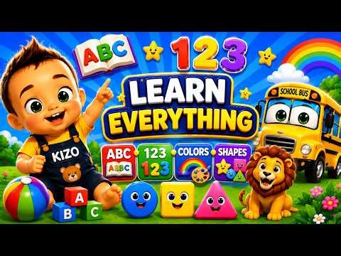 Learn ABC, Numbers, Colors, Animals, Vehicles & More | Kids Learning Compilation