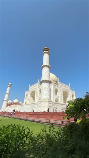 Taj the Beauty of Mughal Architecture ✨💕#tajmahal #aagra