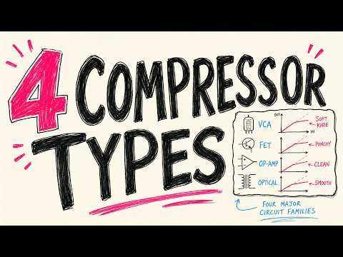 Compressor Circuit Types Explained: Optical, FET, VCA, and Tube