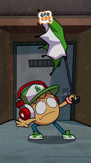 POV: Trying to get ready for the rain 🌧️ Umbrella disaster! #badeggco #lolmoments #funnyshorts