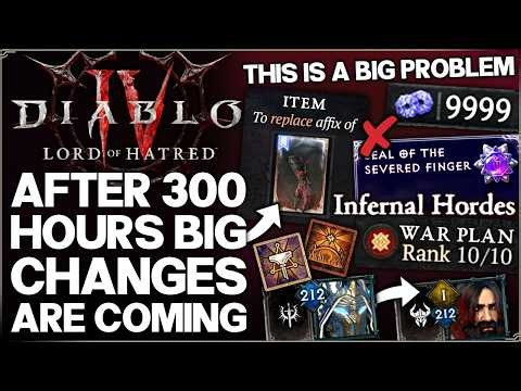 Diablo 4 - 20 BIG Changes For Season 14... - New Season 13 Problems After 400 Hours & More!