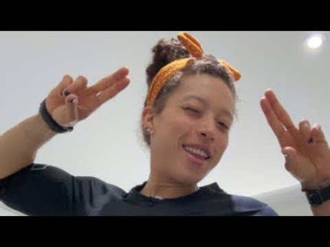 Carolyne Marquez is live! EMS suits link below/ chat with me shreddedgains tribe