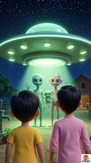 Alien Planet Ki Sair! 😱 Space ✨ #Shorts #3DAnimation #dilse3dcartoons #alienspaceship #CuteAlien