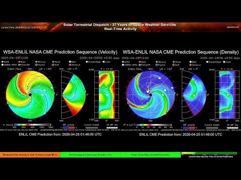 The Sun Now - CME Effects through 27 April