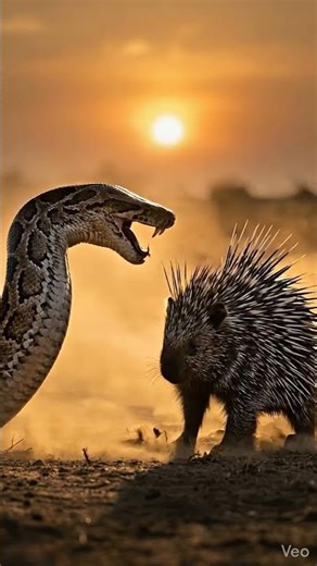 Python_Attack_porcupine #shorts