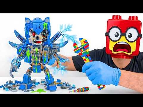 I Repaired SONIC in LEGO - Horror Evolution Monster Build | King Bricks World