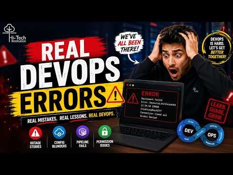 Top 5 Real DevOps Errors with Fix Commands 🔥 | Jenkins Docker Kubernetes Troubleshooting