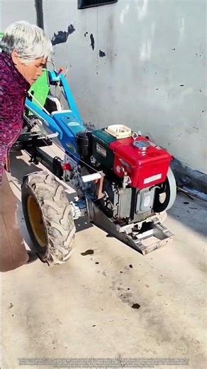 Grandma Starts The Tractor — But The Crank’s Still Spinning