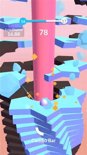 Helix Stack Jump LEVEL 17 😱 Hardest Level Ever - Can You Beat This? | Helix Jump Game