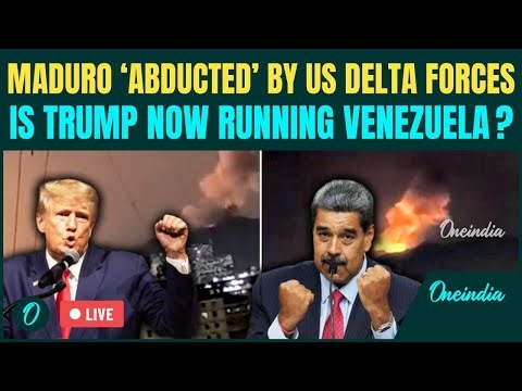 US-Venezuela War LIVE | Trump to RULE Venezuela NOW? Maduro KIDNAPPED By US Delta Forces