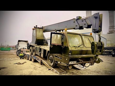 Rescuing an Abandoned 28-Ton Crane That Hasn’t Moved in Years