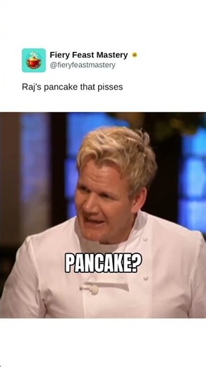 Raj's pancake that pisses